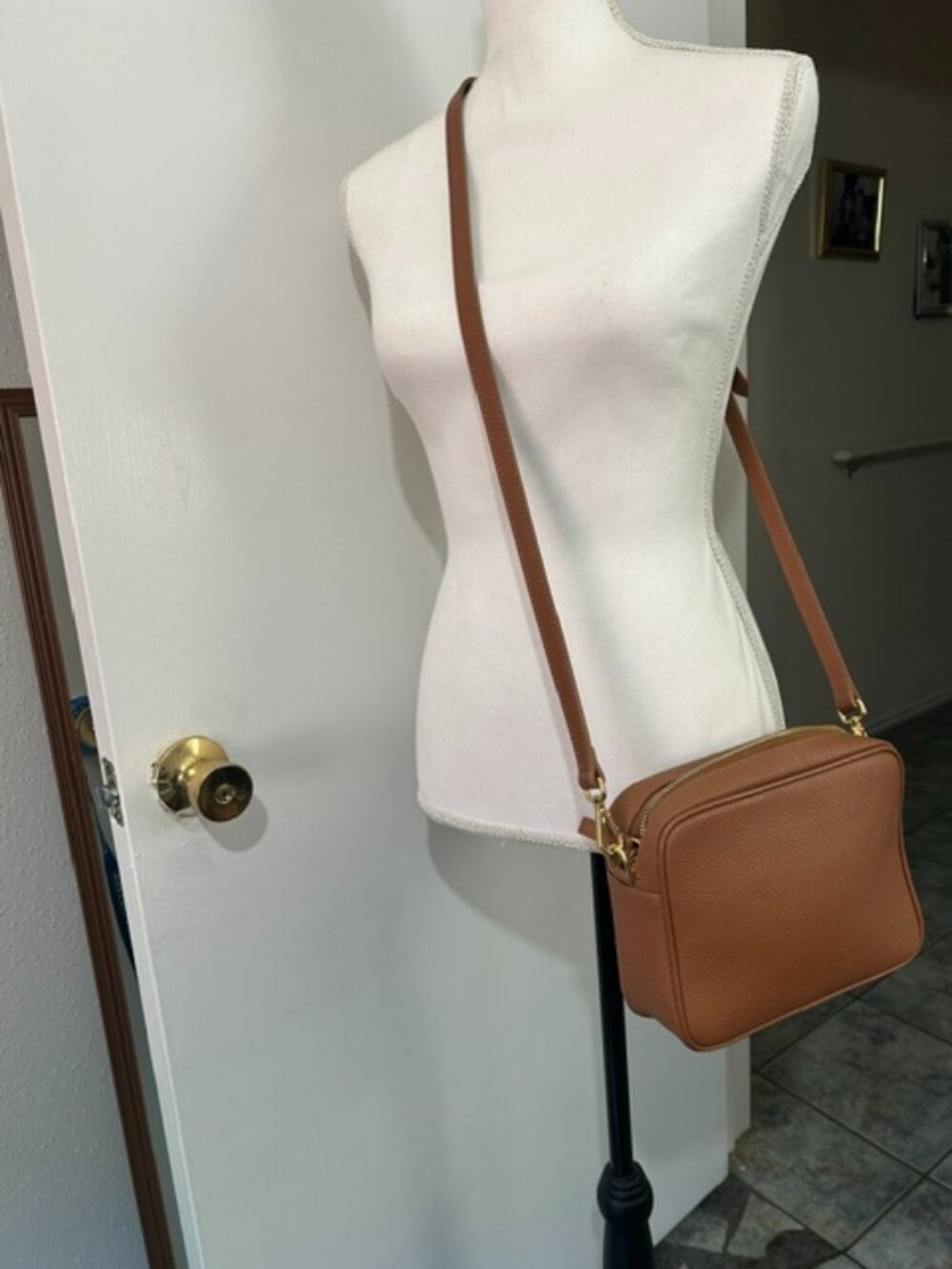 Quince Gemma Genuine Leather Crossbody Bag